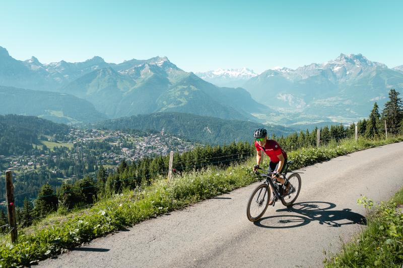 Parcours dans le Chablais en vélo gravel