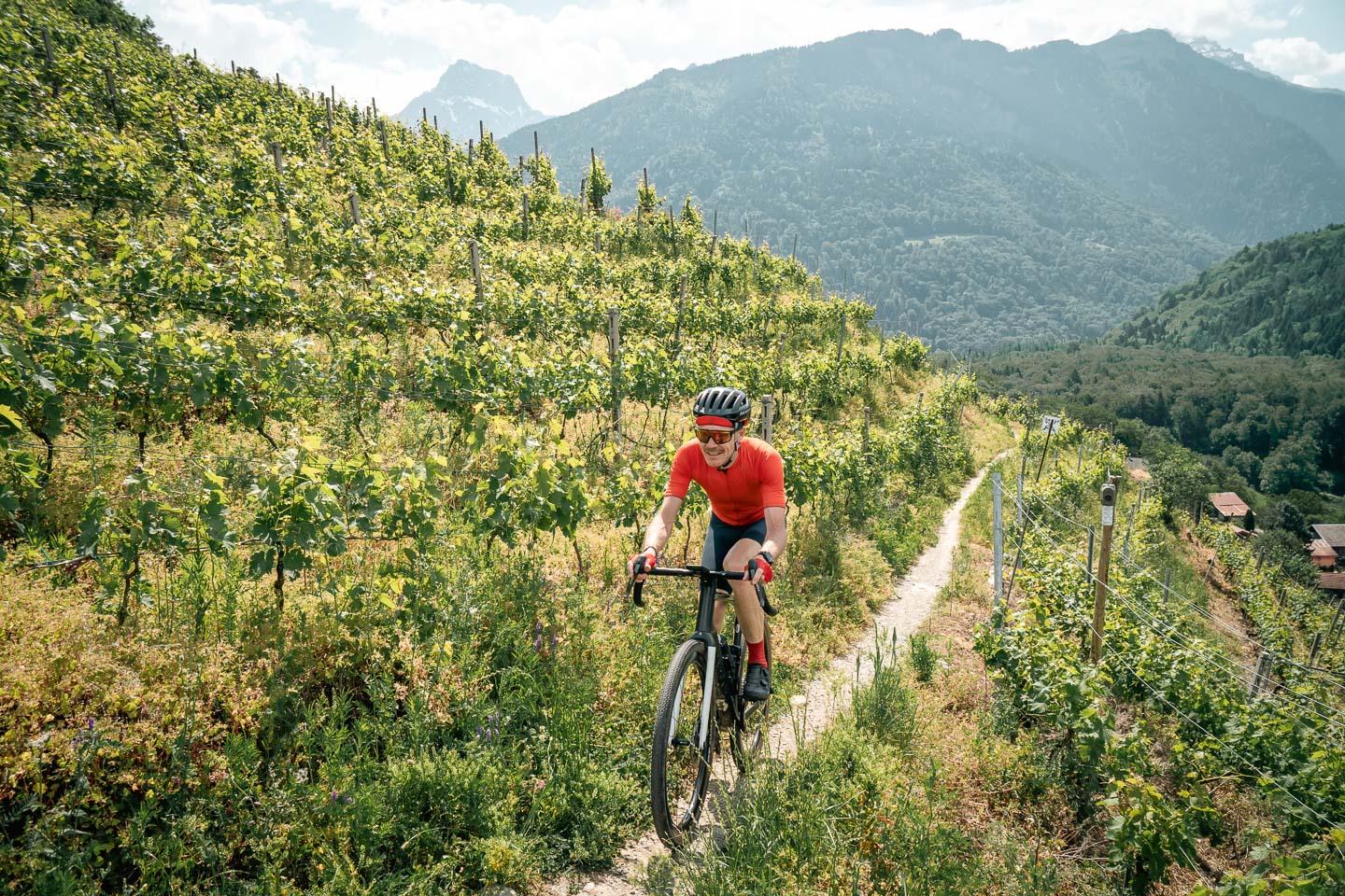 Gravel routes in Gryon