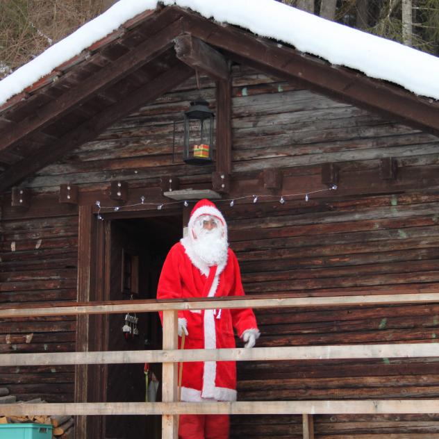 Arrivée du Père-Noël aux Diablerets