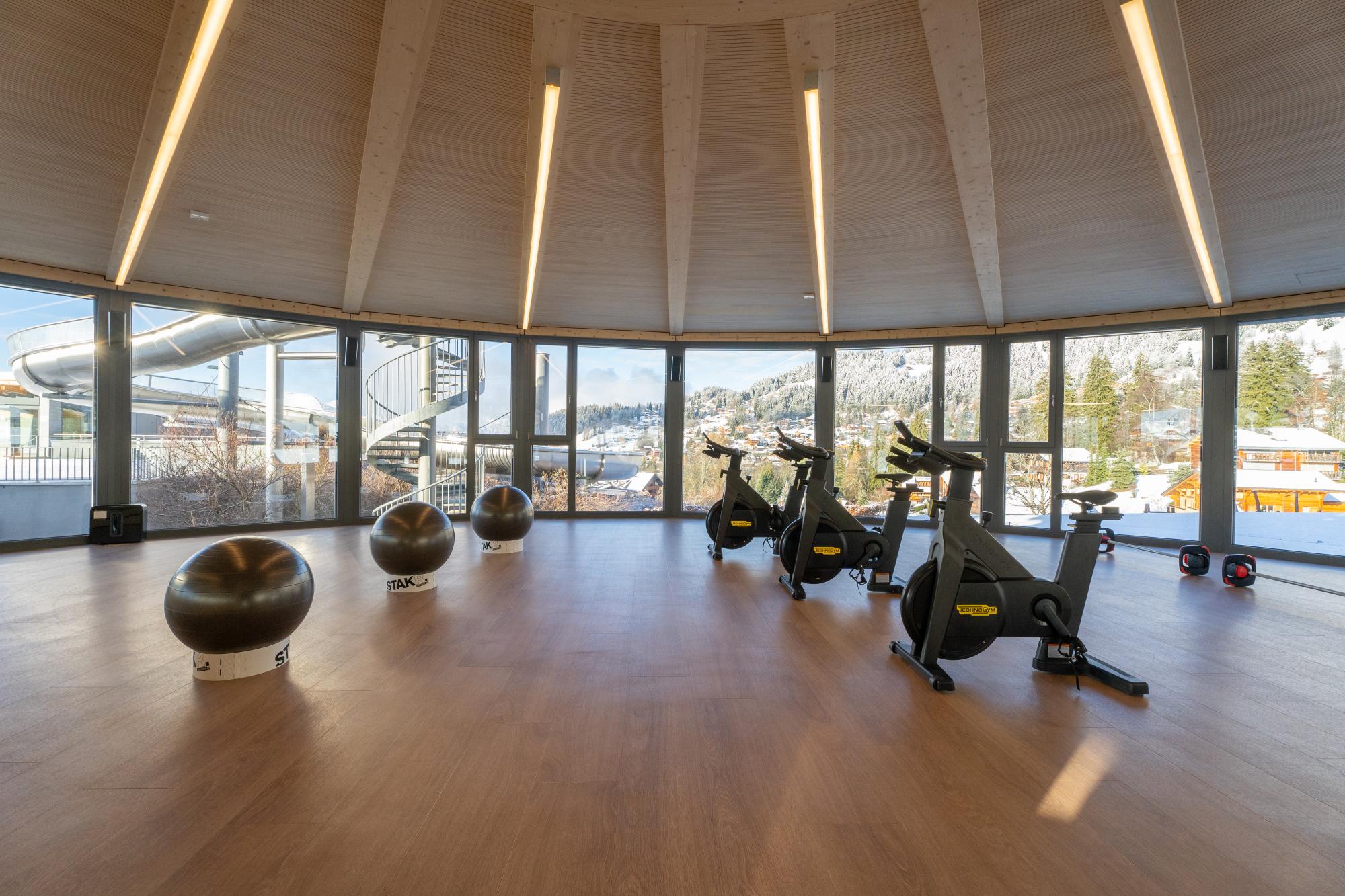 Villars fitness centre: an exceptional setting