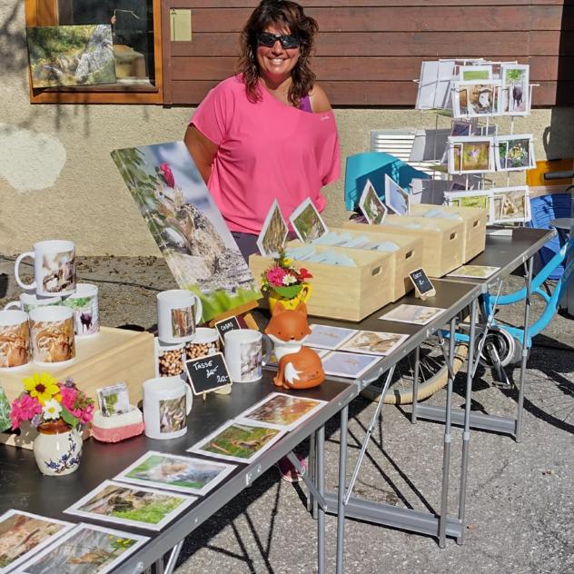 Traditional market in Les Diablerets