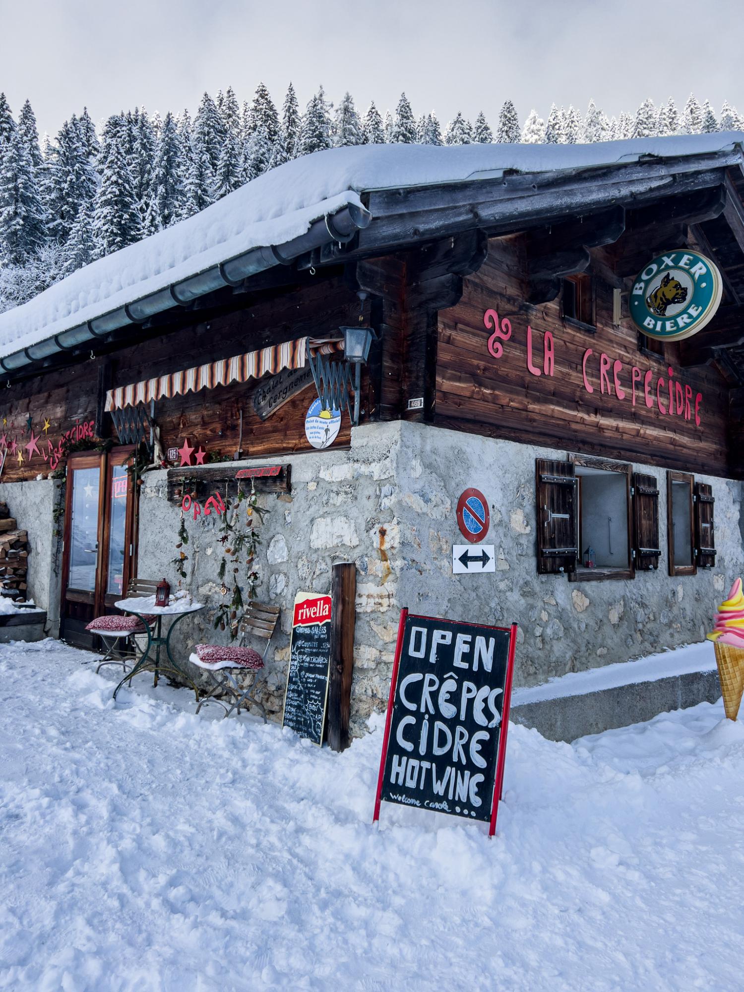 Devanture de la Crêpecidre