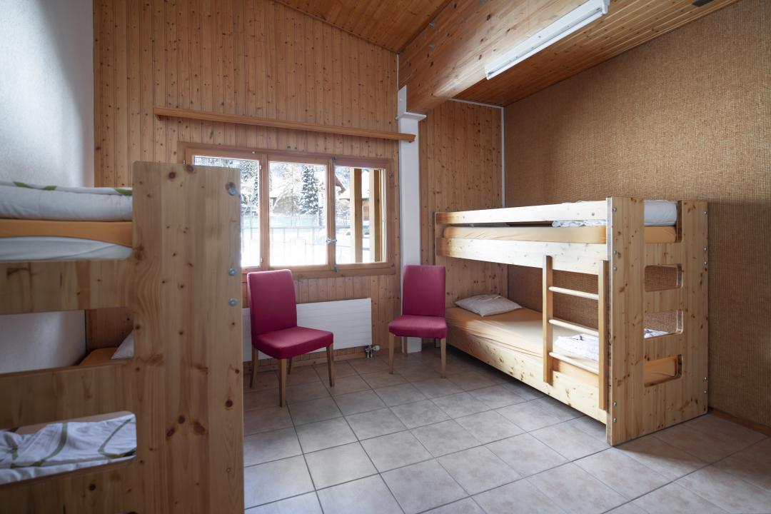 The dormitories at the Villars indoor tennis courts