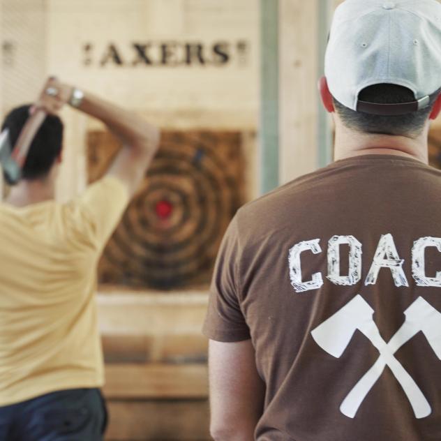 Axe throwing with ‘Axers’ in Bex