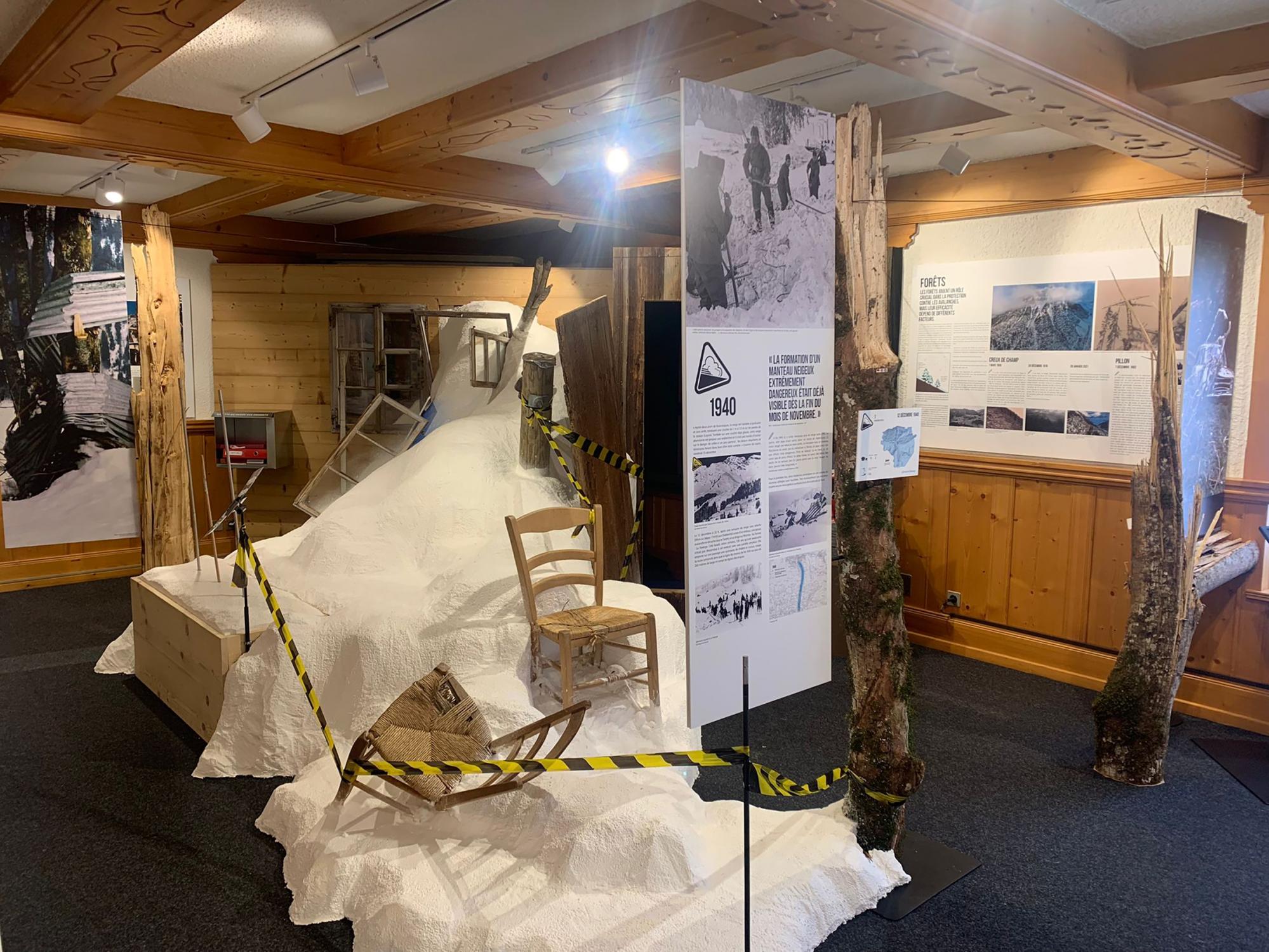 Die Ausstellung „AVALanche“ im Musée des Ormonts