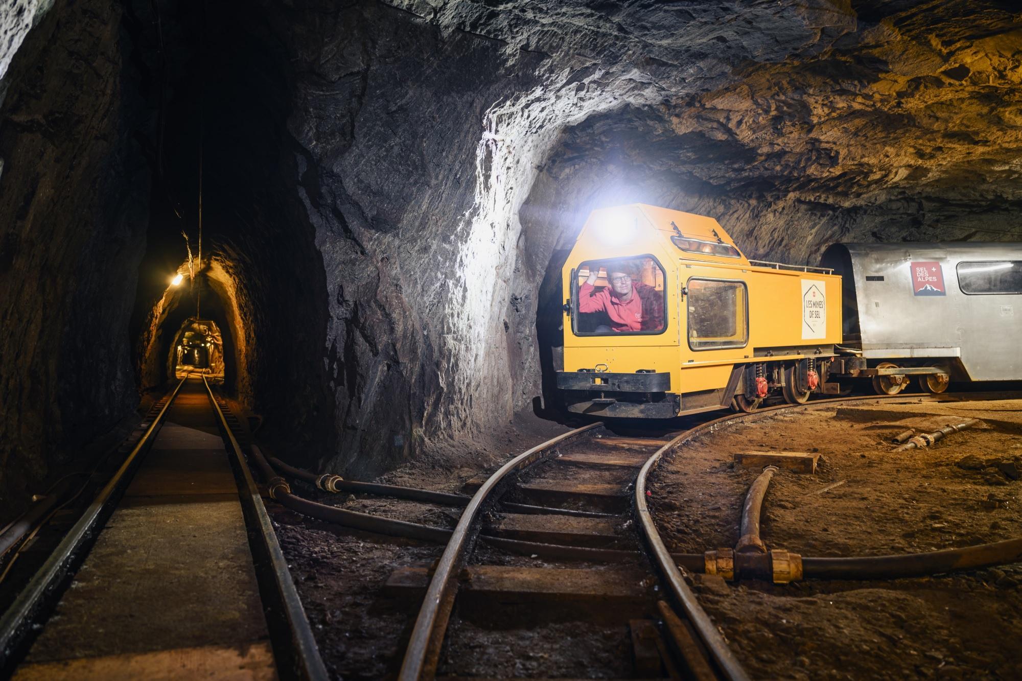 Visite des Mines de Sel de Bex en famille