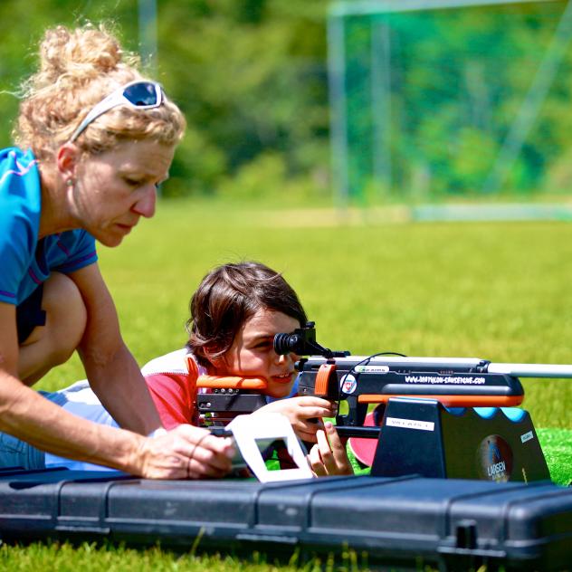 Biathlon estival par l'Ecole Suisse de Ski de Villars