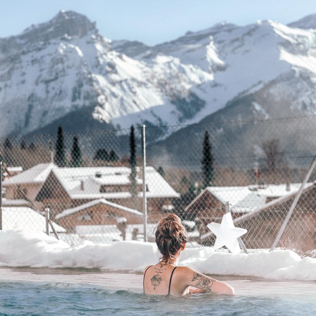 Die Bäder von Villars und ihr unglaubliches Winterpanorama