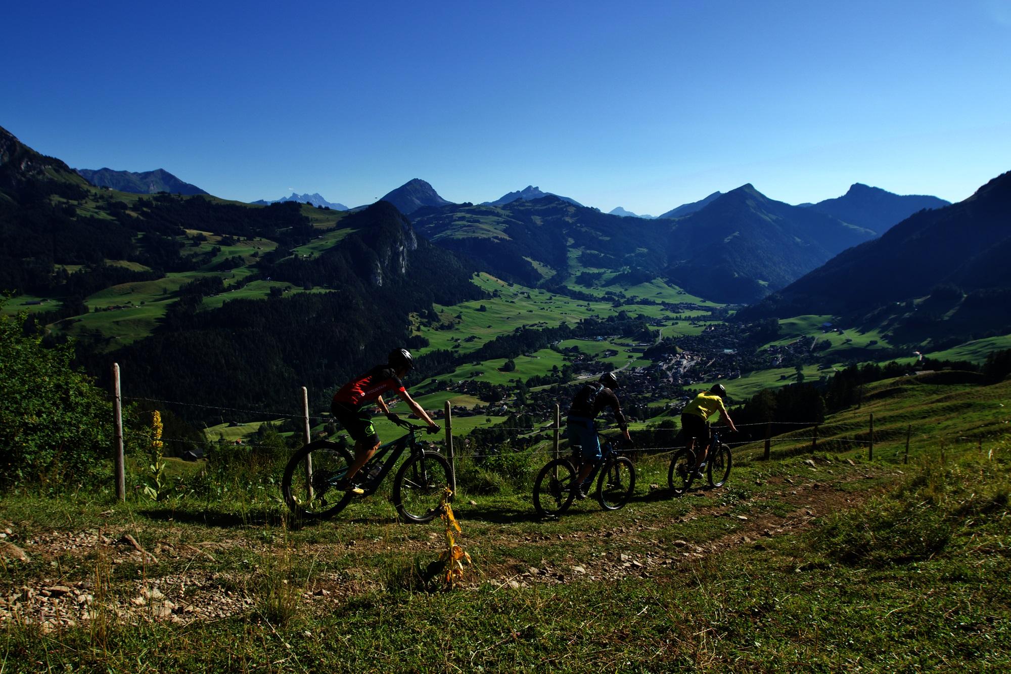 All cycling routes in the Pays-d'Enhaut