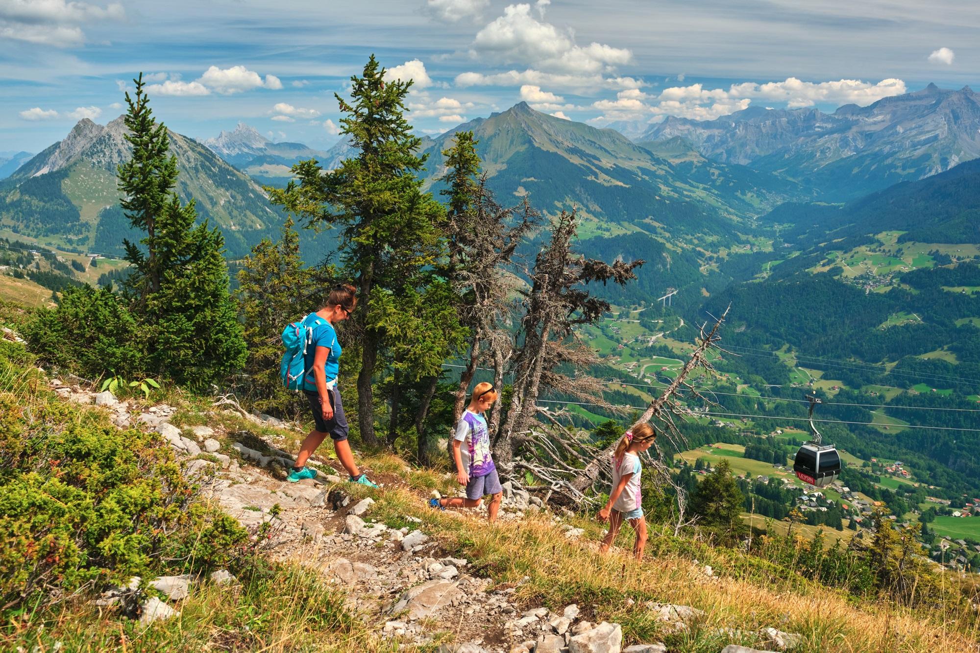 All hiking routes in Leysin