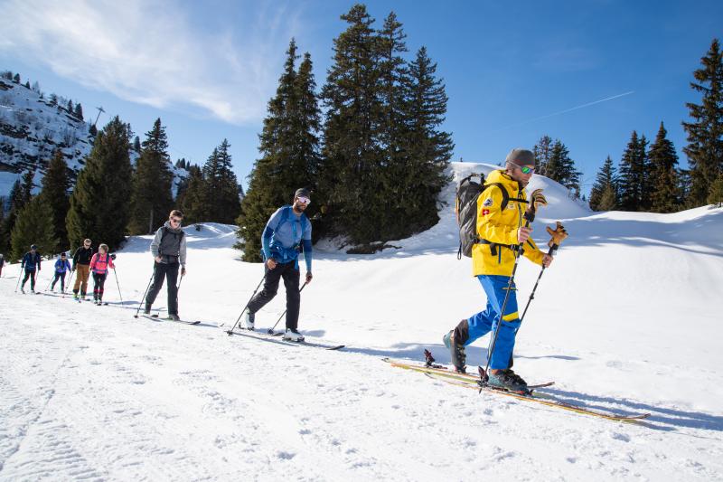 Ski touring with the Villars Ski School