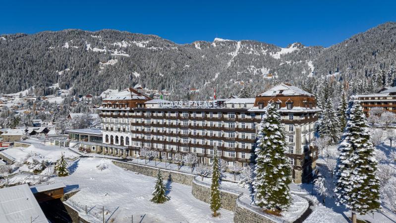 Villars Palace im Winter