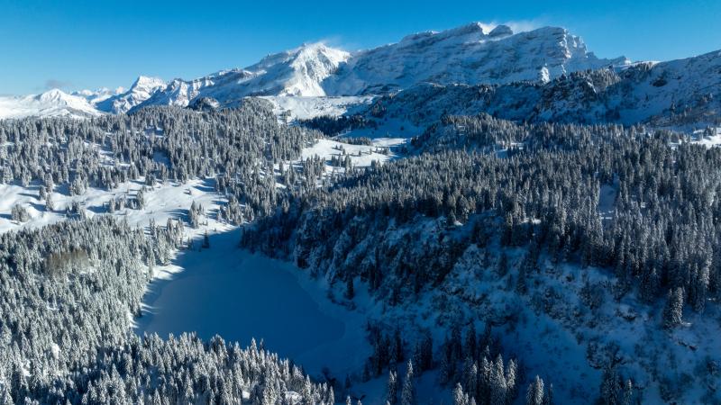 Lac des Chavonnes gelé