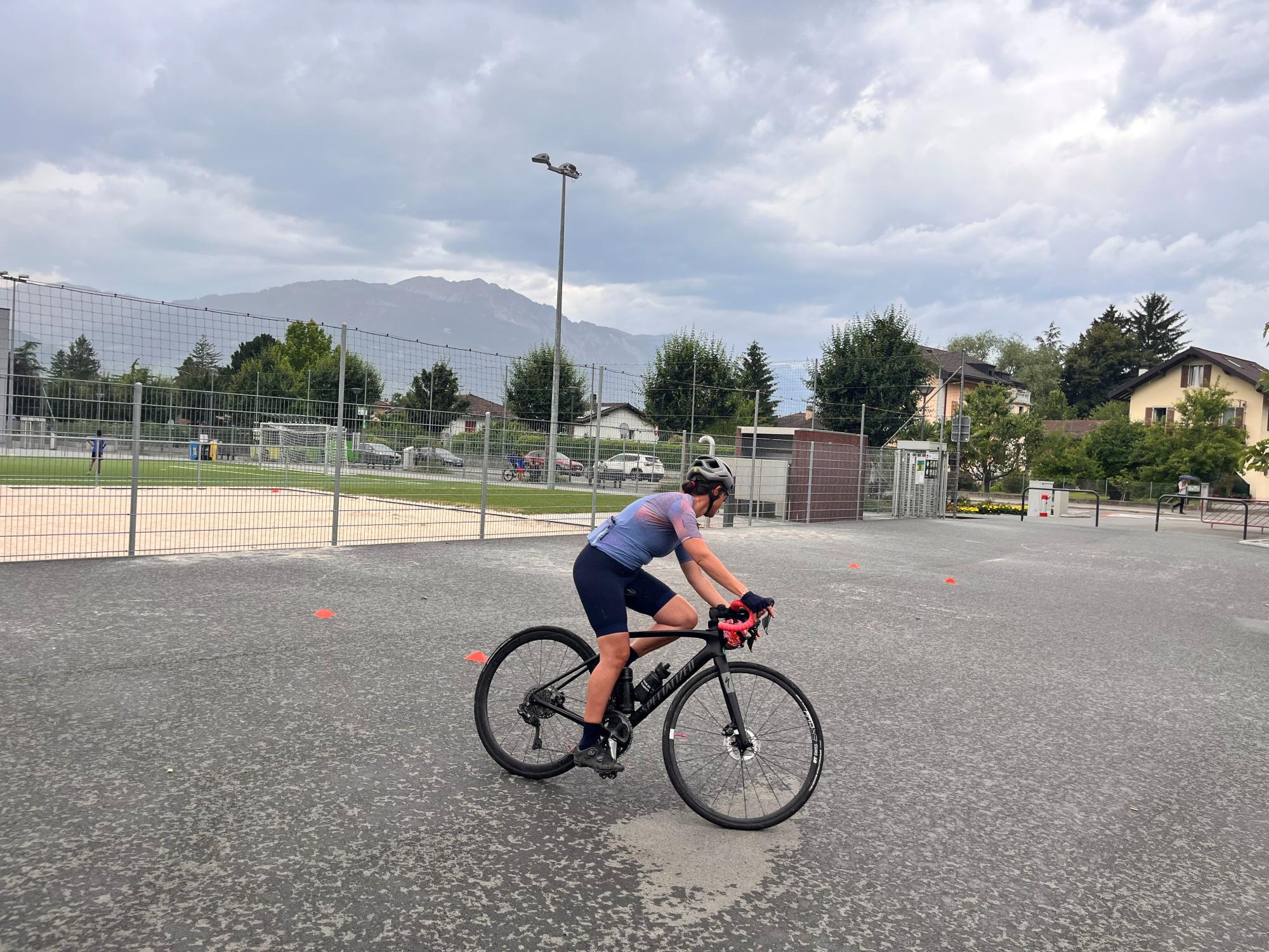 Démonstration de Lillie avant de nous faire faire l'exercice.