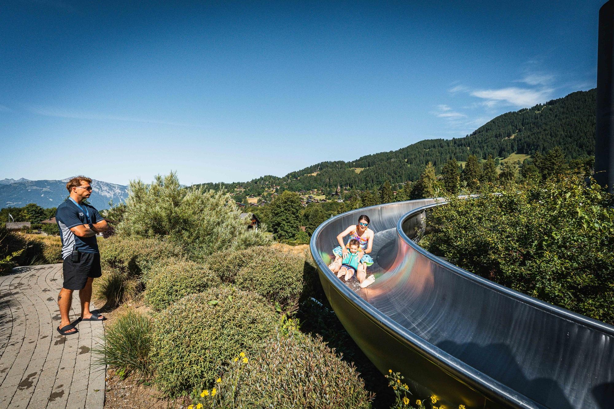Piscine de Villars - Toboggan extérieur - Famille