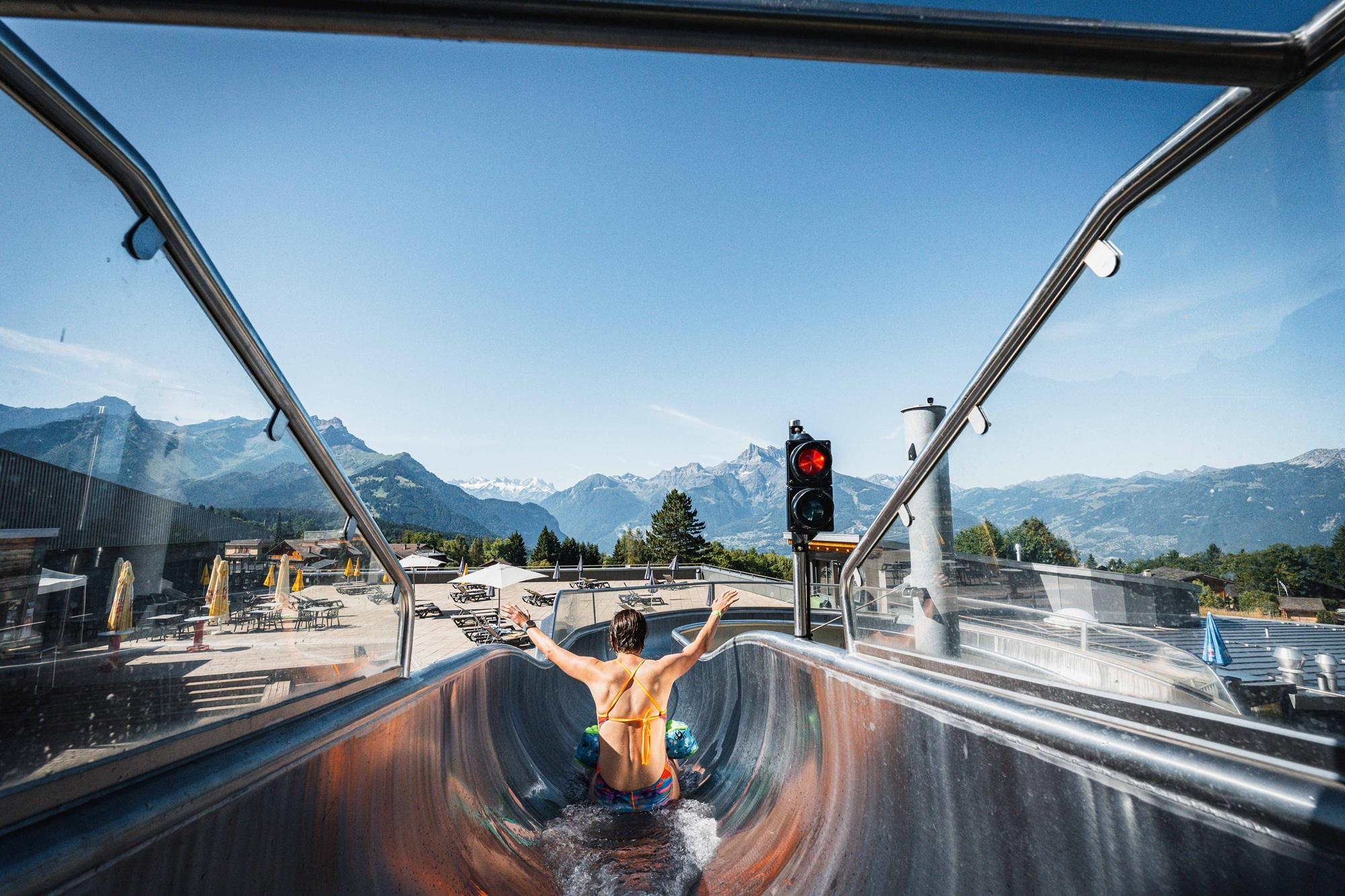 Piscine de Villars - Toboggan extérieur - Famille
