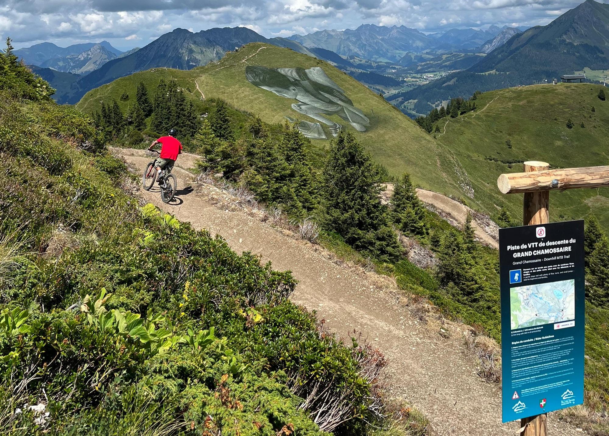Start der Piste Grand Chamossaire