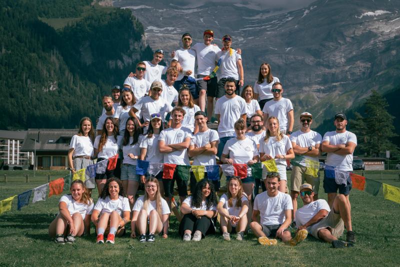 Group photo of the FVJC Ski Camp 2026