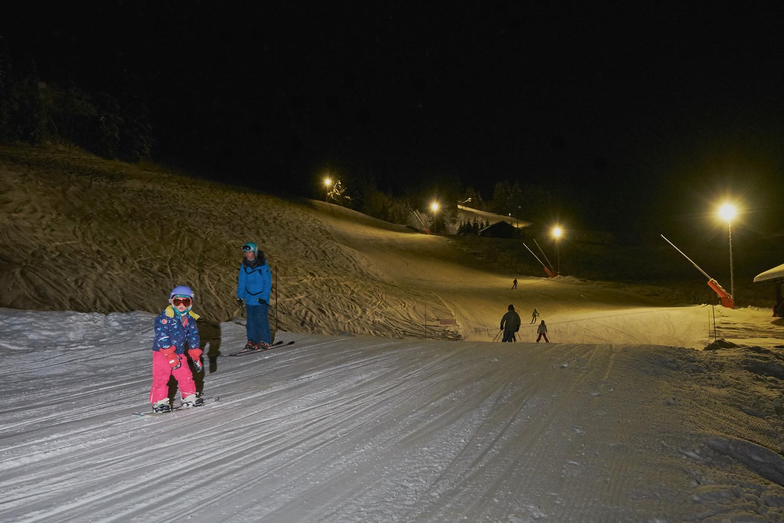 Ski nocturne aux Diablerets