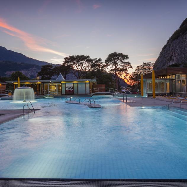 Wellness day at the Lavey thermal baths