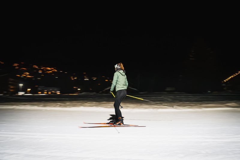 Nacht-Langlauf in Les Diablerets
