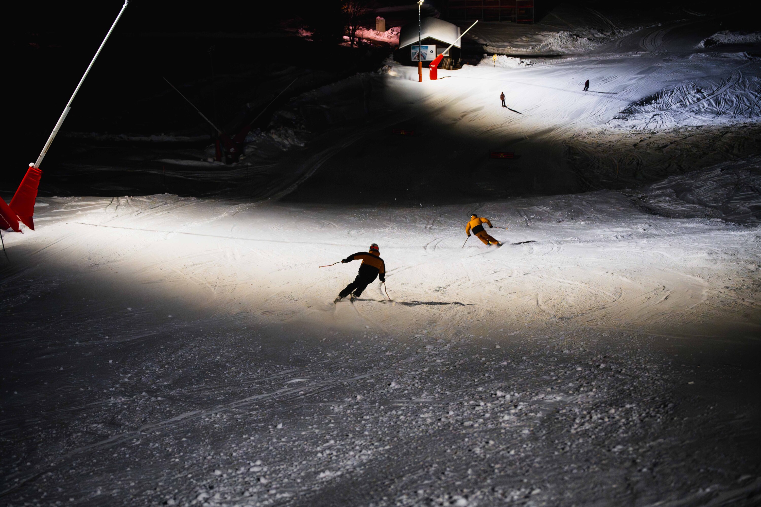 Le ski nocturne dans les Alpes Vaudoises