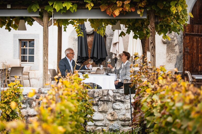 Pinte du Paradis terrace