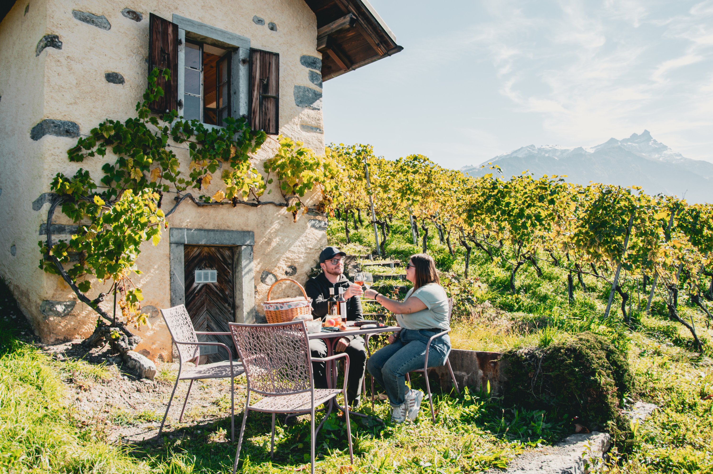 Ein genussvoller Spaziergang durch die Weinberge von Pierre & Michel Anex in Ollon