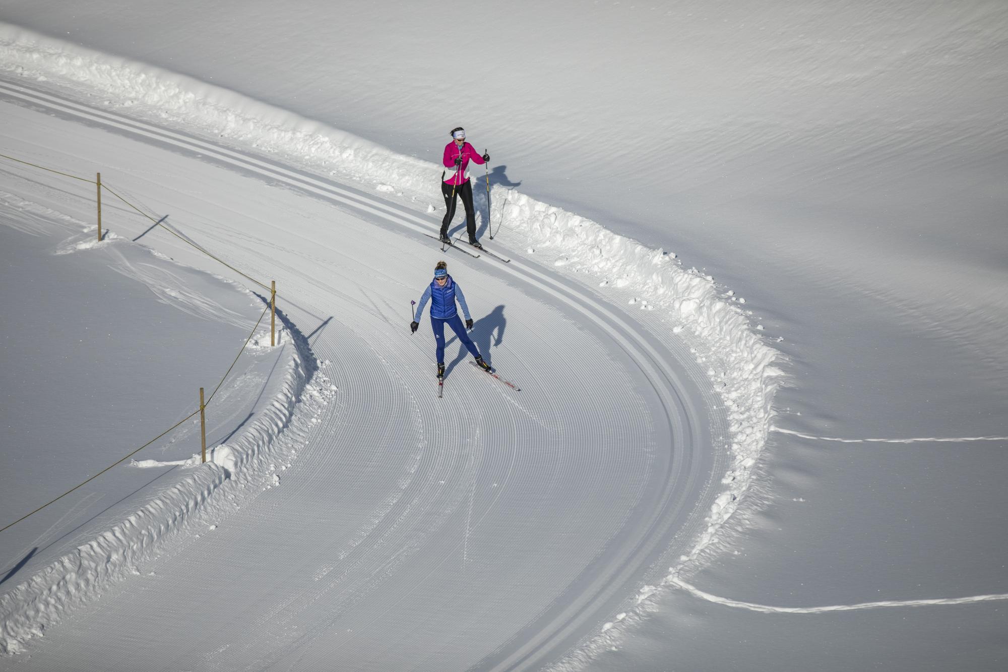 Toutes les pistes de ski de fond aux Diablerets