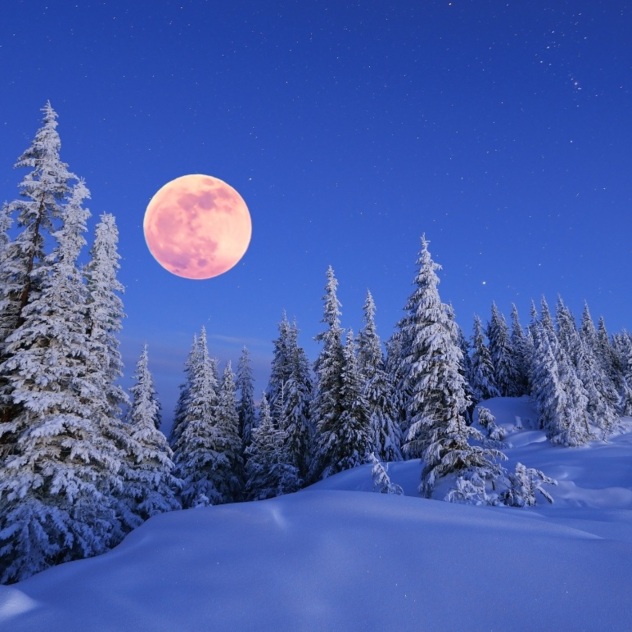 Randonnée nocturne à la pleine lune à Villars