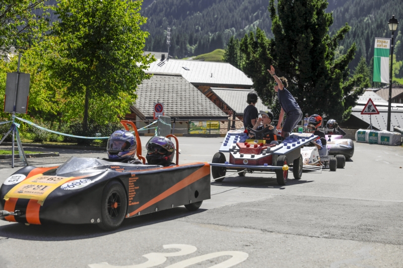 Soapbox race in Les Diablerets