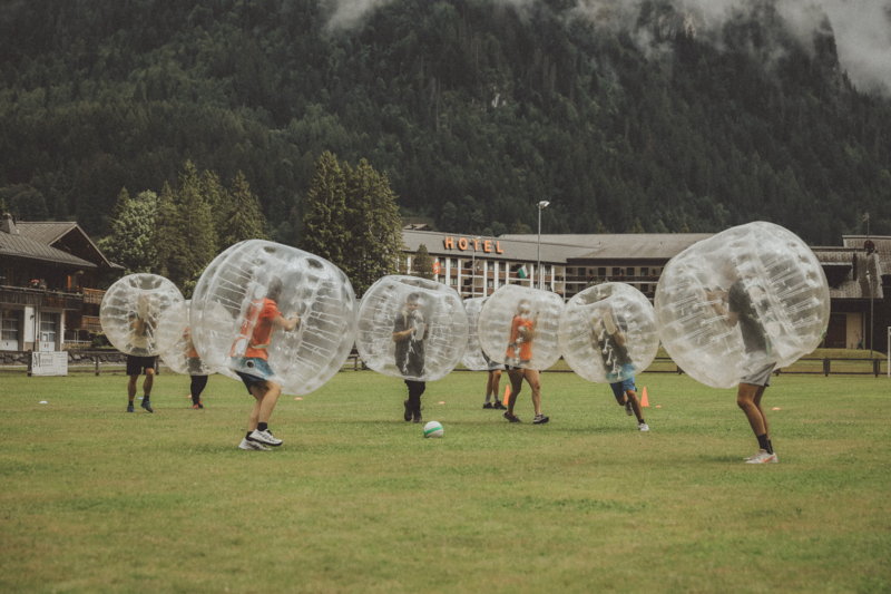 Diables en Fête aux Diablerets - Bubble foot
