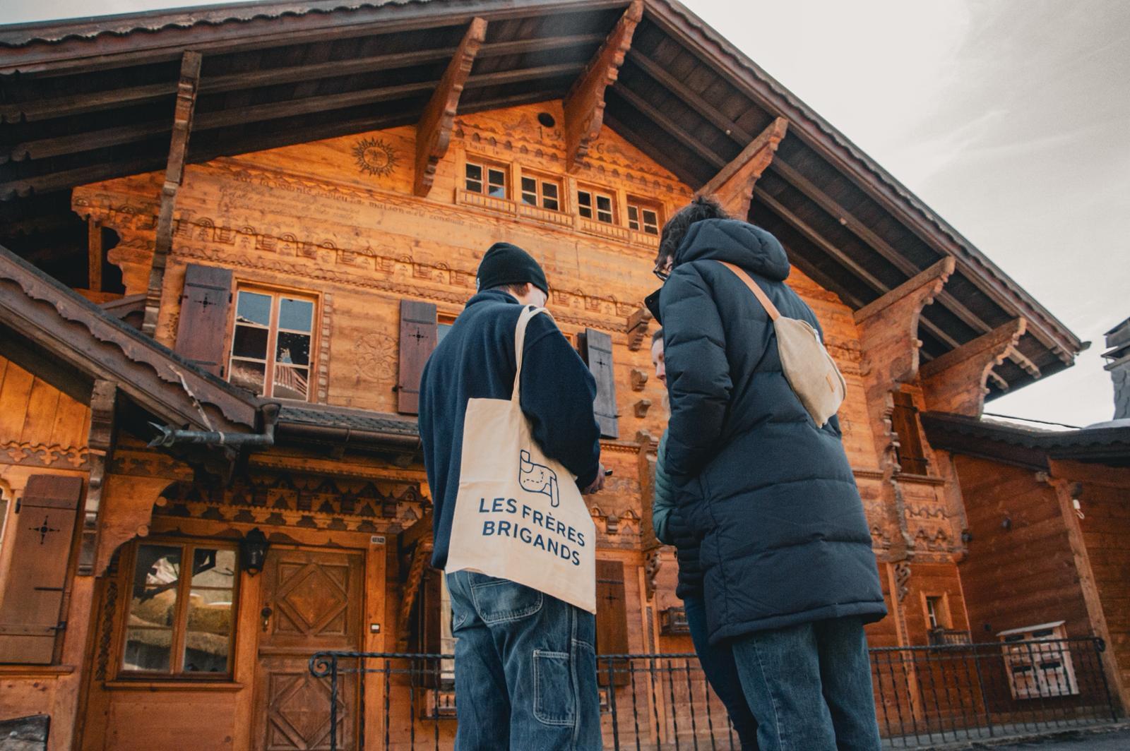 In Chesières, discovering the next riddle to solve