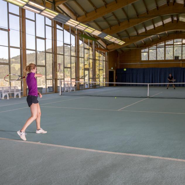 Sports Centre tennis courts in Villars