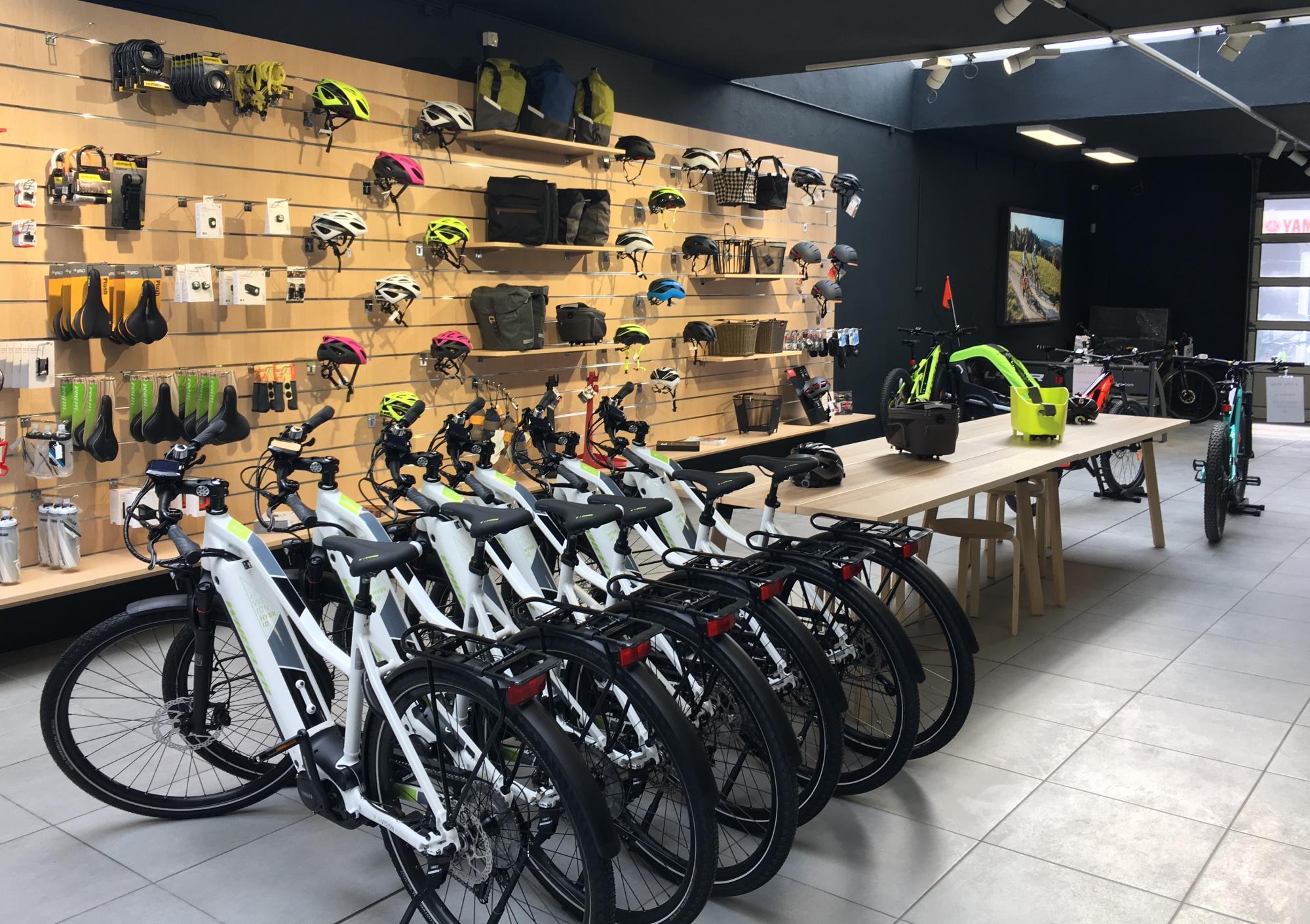E-bike shop - vélos électriques casques accessoires