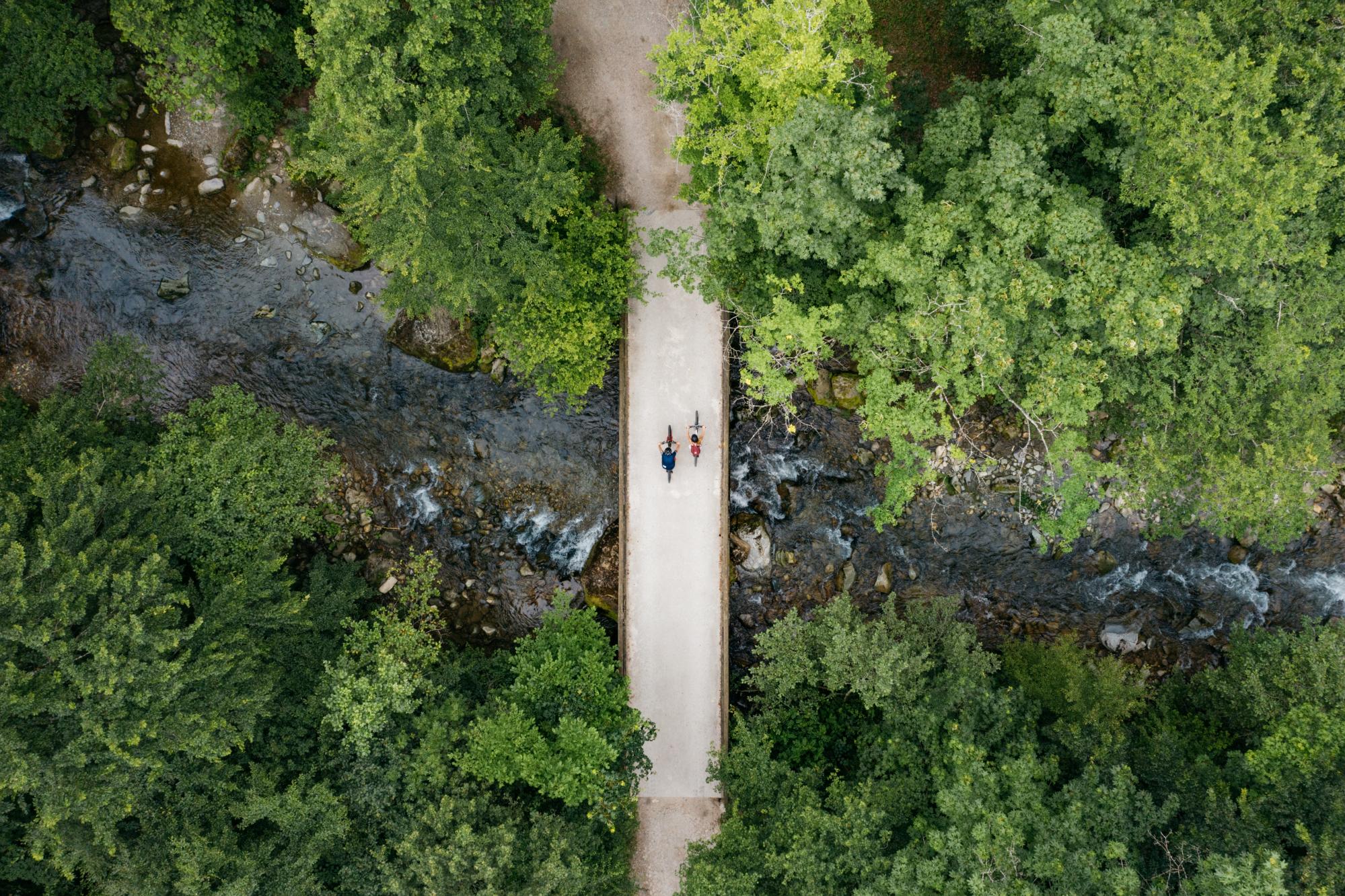 Randonnée à vélo_cyclistes_Arboretum