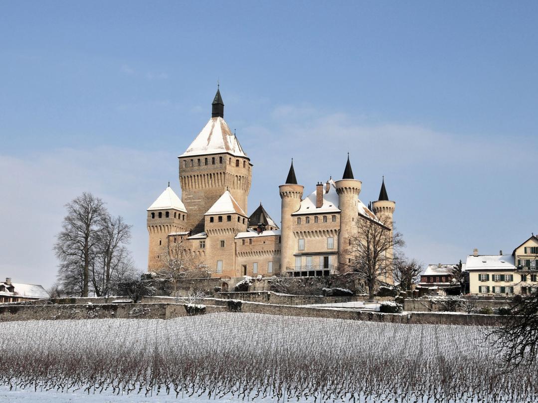 L'hiver au Château de Vufflens