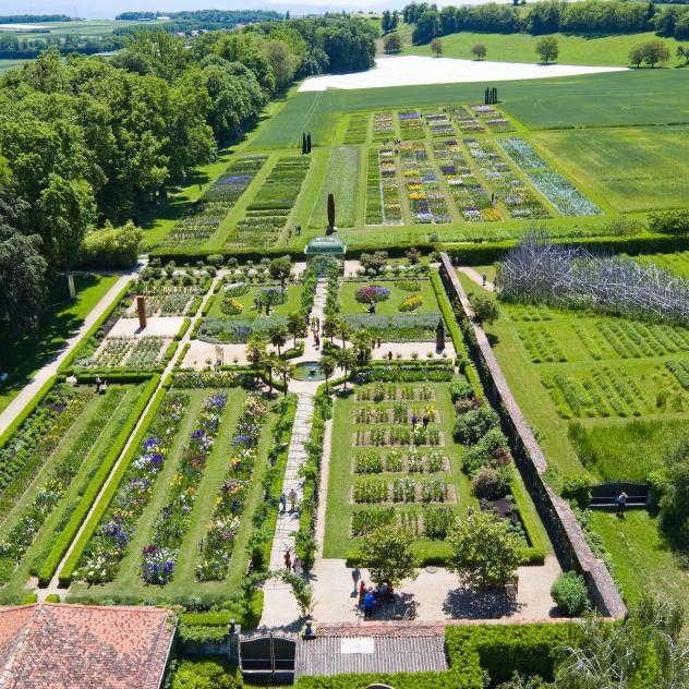 Der Irisgarten, Schloss Vullierens
