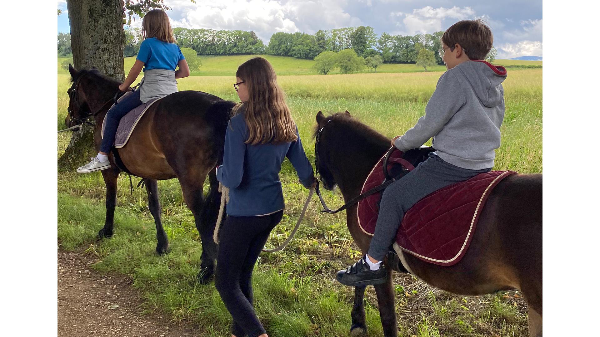 Balade en poney - Château de Vullierens