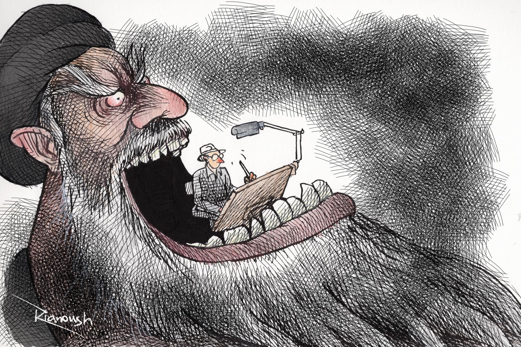 Kianoush Iran dessiner vs la dictature