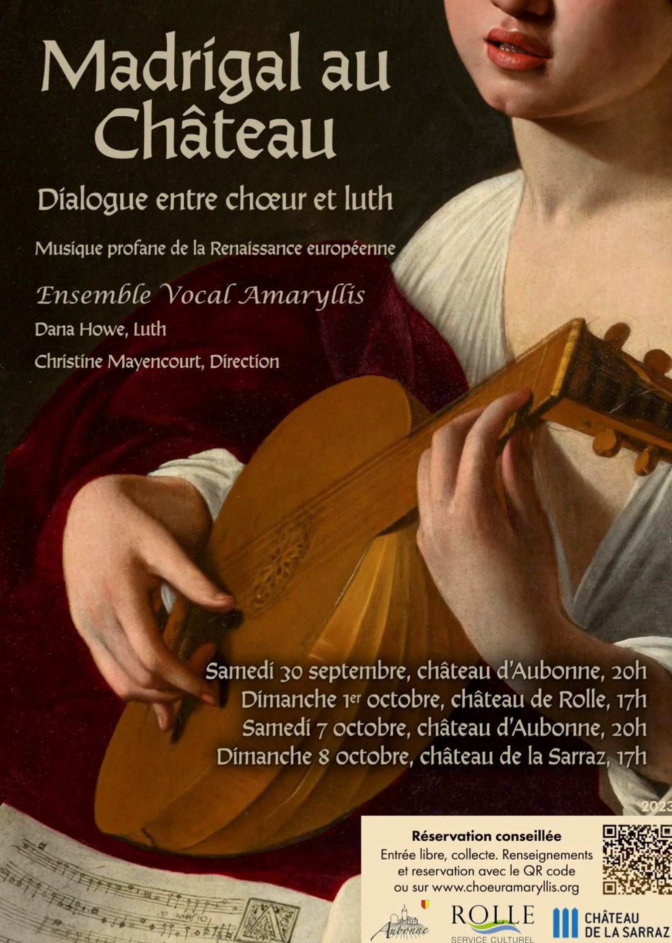 Flyer : Madrigal au Château