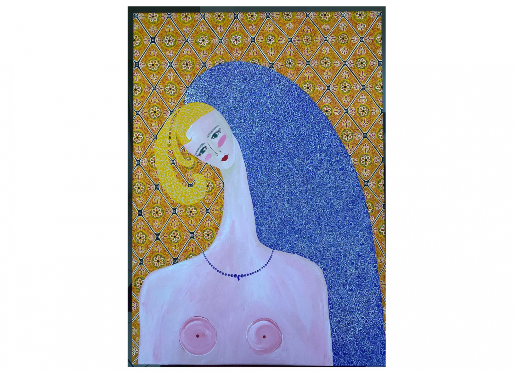 La Dame au Voile Bleu (Exposition de Lena)