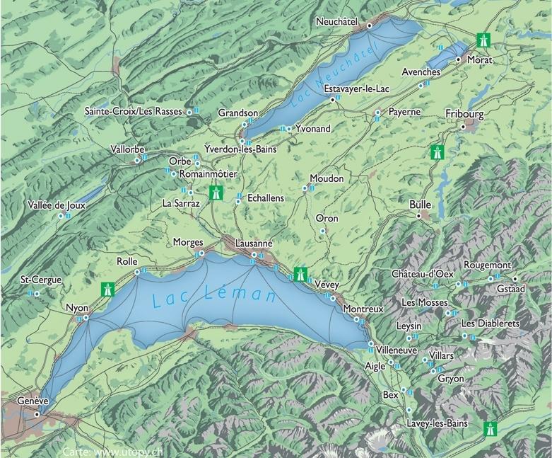 Carte Vaud