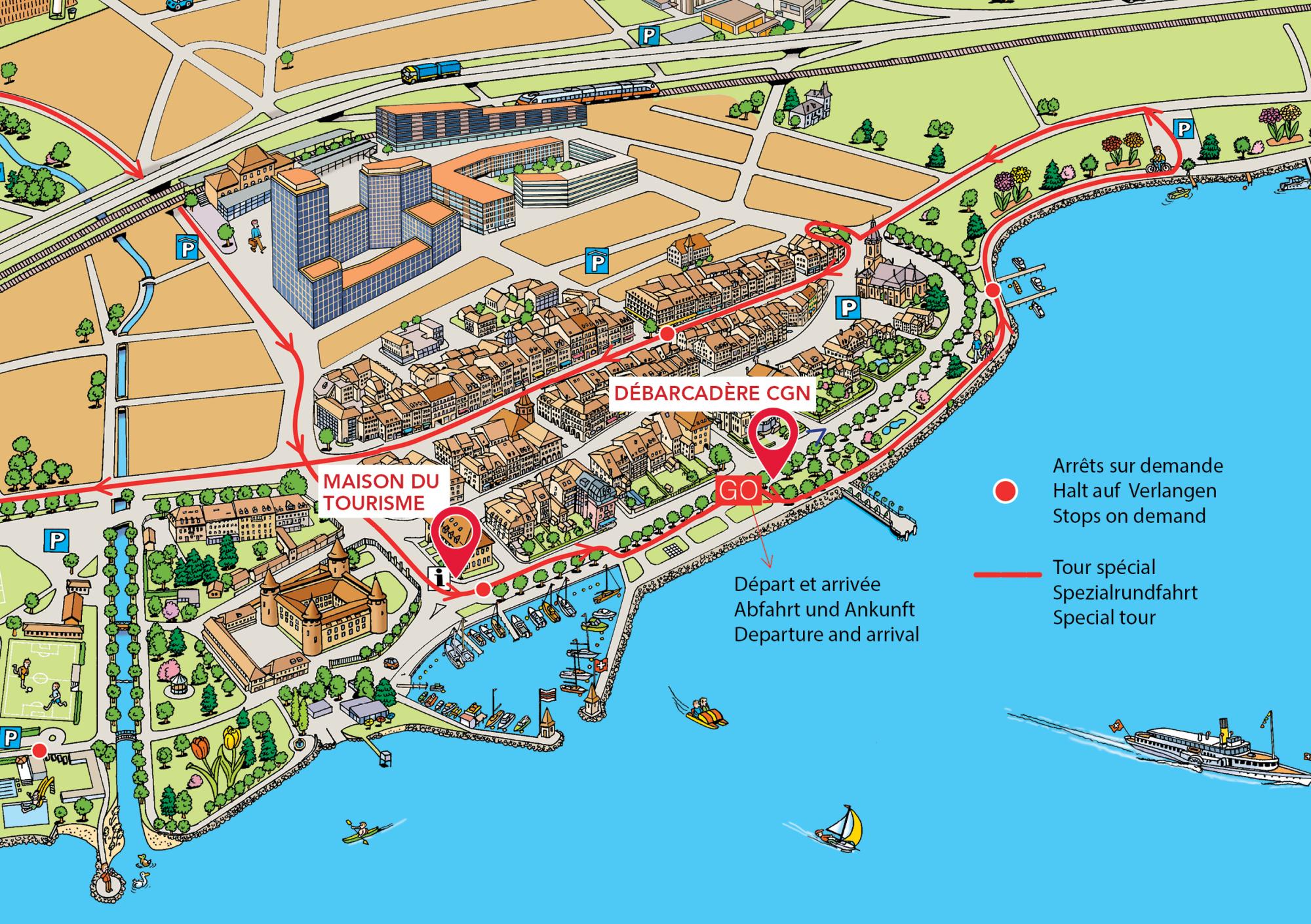 Parcours Petit train FTU 2025