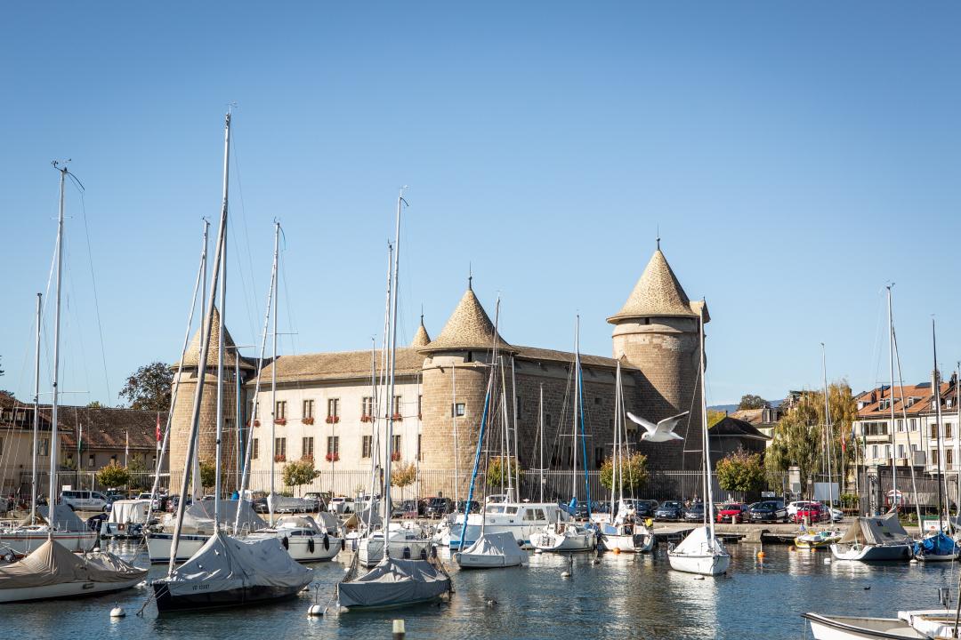 Château de Morges - port