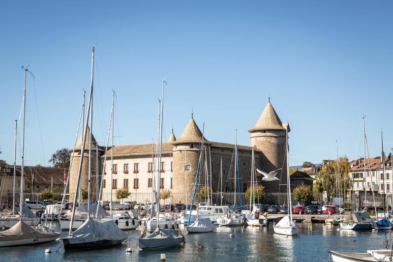 Château de Morges - port