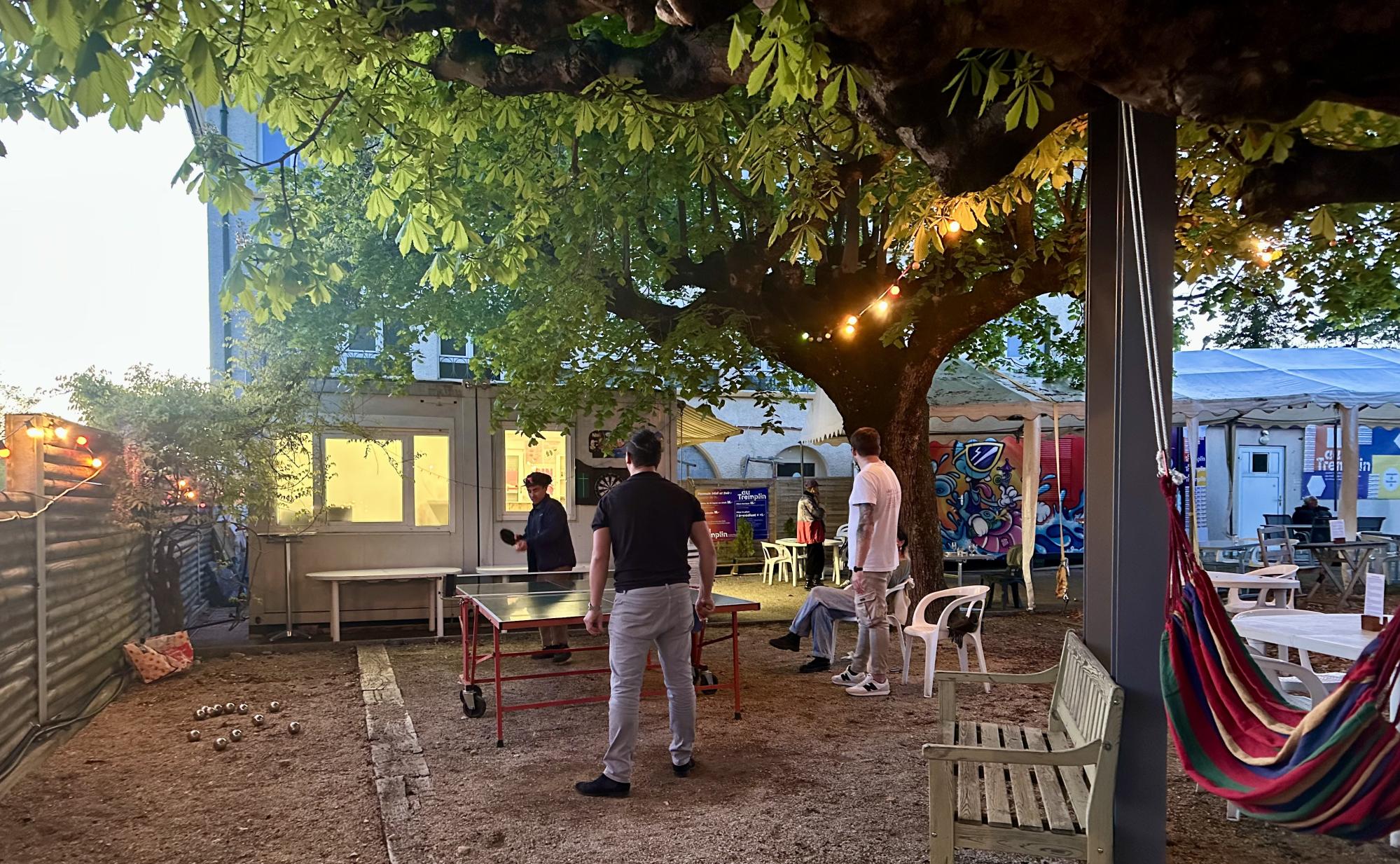 Au Tremplin - espace pingpong