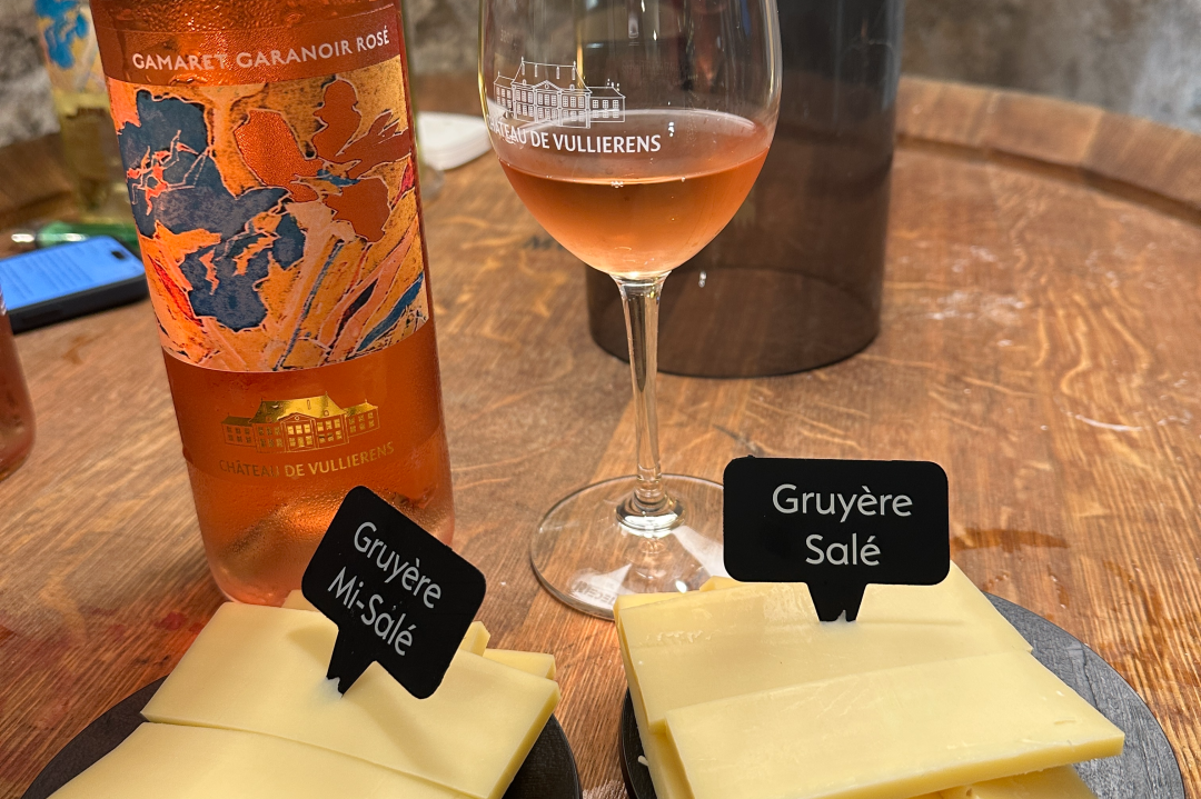 accord vins et fromages - château de vullierens