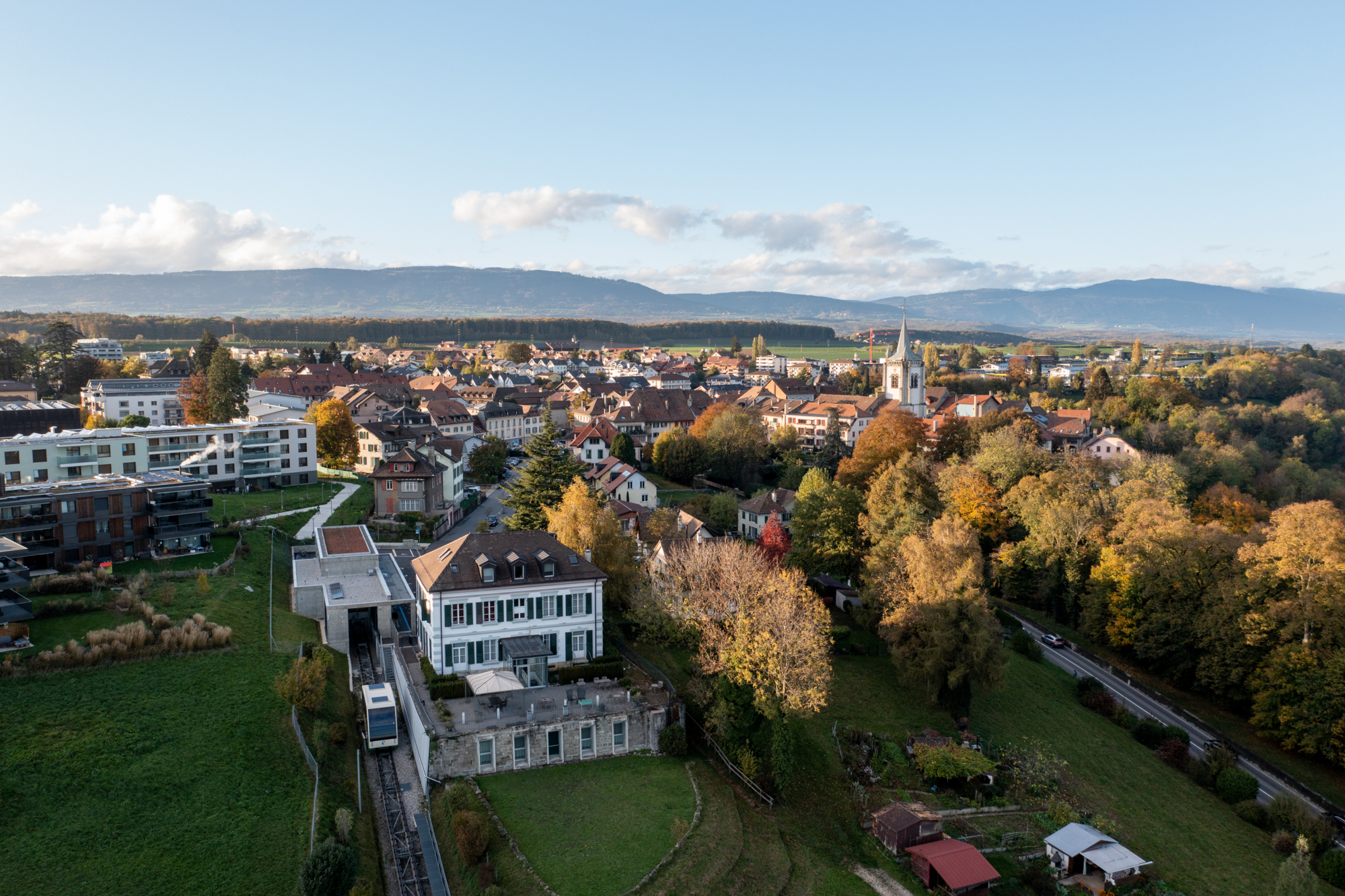 Vue aérienne Le Funi - Cossonay automne 2025 ©MBC  (2)