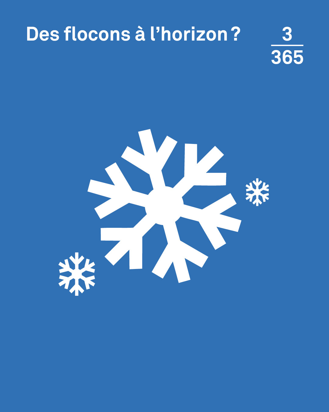 Calendrier 365 jours - janvier